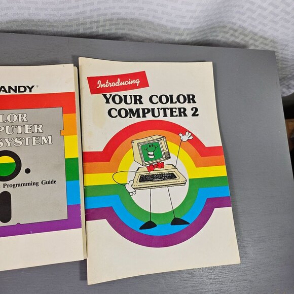 Tandy Color Computer 2 Original Box with Cord & Manuals - Picture 10 of 13